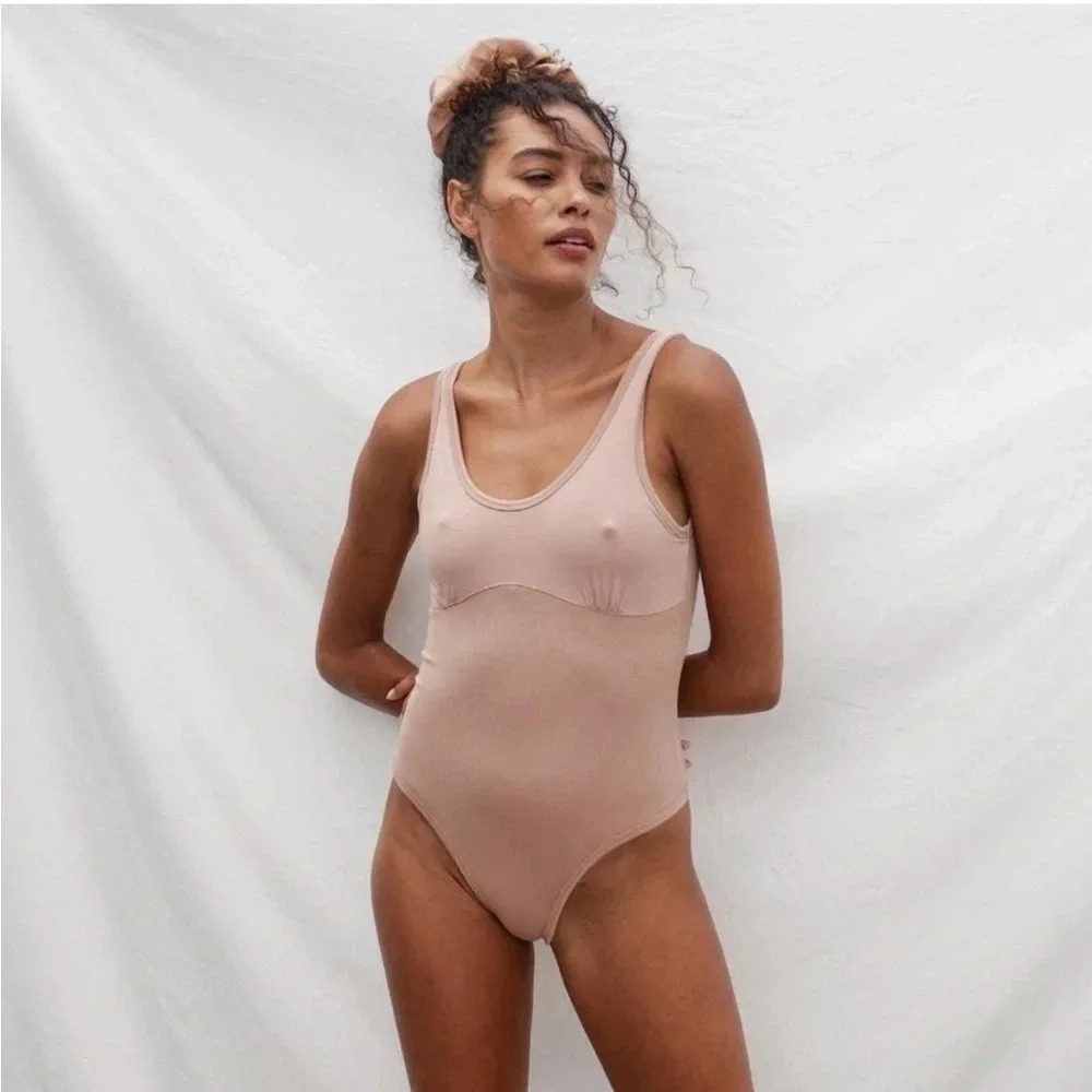 Lunya tan soft prima collection  bodysuit